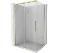 Mexen Rox cabine de douche coulissante 95 x 110 cm, transparente, or brossé - 8C2-095-110-55-00 81535 5905315681508