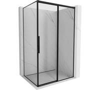 Mexen Rox cabine de douche coulissante côté droit 90 x 110 cm, cadre noir, noir - 8C2-090-110-70-70-P