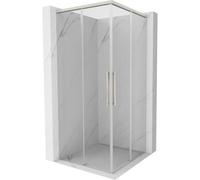 Mexen Rox Duo cabine de douche coulissante 100 x 100 cm, transparent, nickel brossé - 8C2D-100-100-97-00 85636 5905315752208