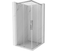 Mexen Rox Duo cabine de douche coulissante 90 x 90 cm, transparent, chromé - 8C2D-090-090-01-00 85110 5905315748874