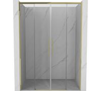 Mexen Rox Duo porte de douche coulissante 150 cm, transparent, dorée - 8C2-150-002-50-00 85282 5905315747976