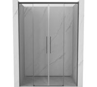 Mexen Rox Duo porte de douche coulissante 160 cm, transparent, gun metal - 8C2-160-002-95-00 85385 5905315748409