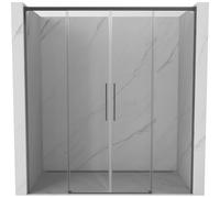 Mexen Rox Duo porte de douche coulissante 170 cm, transparent, métal gun - 8C2-170-002-95-00 85387 5905315748416