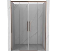 Mexen Rox Duo portes de douche coulissantes 140 cm, transparentes, or rose - 8C2-140-002-60-00 85300 5905315748102