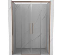 Mexen Rox Duo portes de douche coulissantes 150 cm, transparentes, or rose - 8C2-140-002-60-00 - 8C2-150-002-60-00 85302 5905315748119