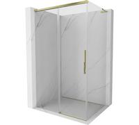 Mexen Rox L cabine de douche coulissante 110 x 75 cm, transparent, doré - 8C2L-110-075-50-00 80016 5905315701985