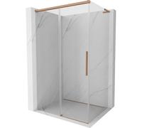 Mexen Rox L cabine de douche coulissante 120 x 100 cm, transparent, cuivre brossé - 8C2L-120-100-65-00 80397 5905315704245