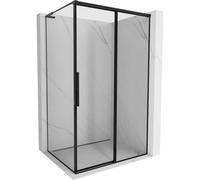Mexen Rox L cabine de douche coulissante à droite 105 x 120 cm, cadre noir, noir - 8C2L-105-120-70-70-P 83286 5905315697417