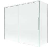 Mexen Rox paravent de douche 2 volets coulissants 180 + 90 x 150 cm, transparent, blanc - 8C9-180-090-20-00 84636 5905315708298