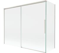 Mexen Rox paroi de douche coulissante à 2 portes 190 + 80 x 150 cm, transparent, nickel brossé - 8C9-190-080-97-00 84921 5905315710789