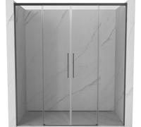 Mexen Rox Porte coulissante pour douche 140 cm, transparente, chromée - 8C2-140-000-01-00