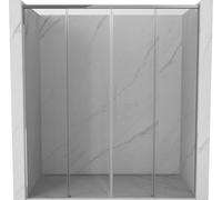 Mexen Rox Porte coulissante pour douche 140 cm, transparente, chromée - 8C2-140-000-01-00