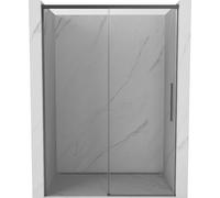 Mexen Rox Porte coulissante pour douche 140 cm, transparente, Gun Metal - 8C2-140-000-95-00