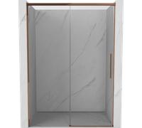 Mexen Rox porte de douche coulissante 145 cm, transparent, or rose - 8C2-145-000-60-00 79663 5905315674500