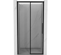 Mexen Rox porte de douche coulissante gauche 120 cm, cadre noir, noir - 8C2-120-000-70-70-L 80565 5905315675231