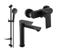 Mexen Royo DF05 ensemble de douche, noir - 72214DF05-70 5894 5907709197831