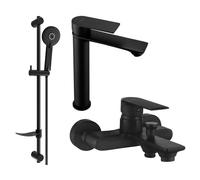 Mexen Royo DF40 ensemble de bain, noir - 72213DF40-70 3316 5907709197718