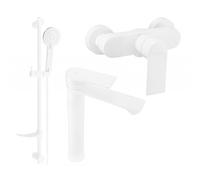 Mexen Royo DF40 ensemble de douche, blanc - 72214DF40-20 3326 5907709197855