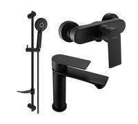 Mexen Royo DF40 ensemble de douche, noir - 72204DF40-70 5890 5907709197398
