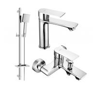 Mexen Royo DQ45 ensemble de bain, chrome - 72203DQ45-00 3262 5907709197251