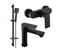 Mexen Royo DQ45 ensemble de douche, noir - 72204DQ45-70 5891 5907709197411
