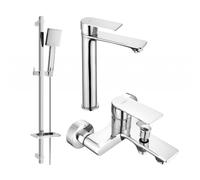 Mexen Royo DQ45 ensemble pour baignoire, chrome - 72213DQ45-00 3305 5907709197725