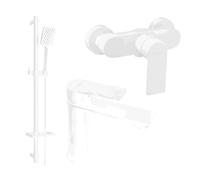 Mexen Royo DQ62 ensemble de douche, blanc - 72204DQ62-20 3285 5907709197435