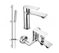 Mexen Royo DQ72 ensemble de bain, chrome - 72203DQ72-00 3264 5907709197329