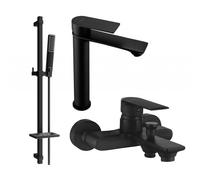 Mexen Royo DQ72 ensemble pour baignoire, noir - 72213DQ72-70 3319 5907709197800