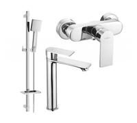 Mexen Royo Ensemble de douche DQ45, chrome - 72214DQ45-00 3322 5907709197879