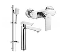 Mexen Royo Ensemble de douche DQ62, chromé - 72214DQ62-00 3323 5907709197893