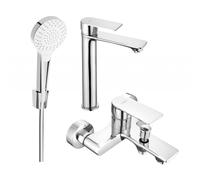 Mexen Royo R05 ensemble de bain, chrome - 72213R05-00 3328 5907709197947