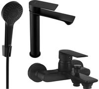 Mexen Royo R05 set de baignoire, Noir - 72213R05-70