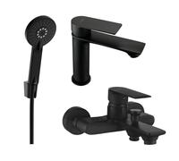 Mexen Royo R40 ensemble de baignoire, noir - 72203R40-70 3299 5907709197541