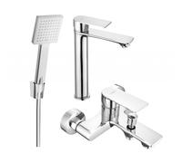 Mexen Royo R45 ensemble de bain, chrome - 72213R45-00 3330 5907709198029