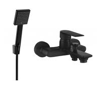 Mexen Royo R45 mitigeur de baignoire avec ensemble de douche, noir - 7223R45-70 3359 5907709198210