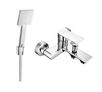 Mexen Royo R45 robinet de baignoire avec ensemble de douche, chrome - 7223R45-00 3347 5907709198197