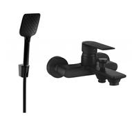 Mexen Royo R62 mitigeur de baignoire avec ensemble de douche, noir - 7223R62-70 3360 5907709198258