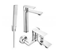 Mexen Royo R72 ensemble de bain, chrome - 72213R72-00 3332 5907709198098