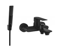 Mexen Royo R72 mitigeur pour baignoire avec ensemble de douche, noir - 7223R72-70 3361 5907709198272