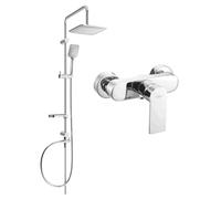 Mexen Sven ensemble de douche apparent avec pomme de douche et mitigeur Royo, chrome - 72240262-00 6075 5907709181595