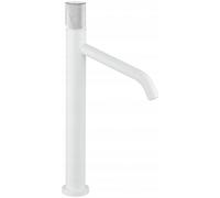 Mexen Rumba One robinet de lavabo haut, blanc/chrome - 73511-22 4528 5907709109957