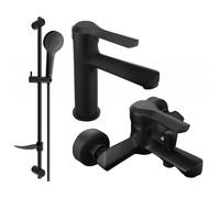 Mexen Sabre DF05 ensemble de baignoire, noir - 72103DF05-70 3100 5907709195677