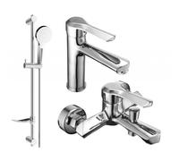 Mexen Sabre DF05 ensemble de bain, chrome - 72103DF05-00 3098 5907709195653