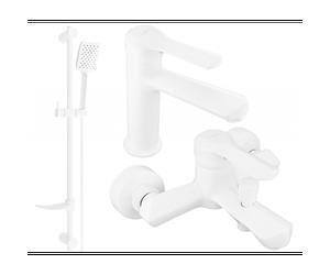 Mexen Sabre DF62 ensemble de baignoire, blanc - 72103DF62-20 3108 5907709195691