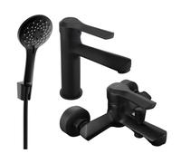 Mexen Sabre R74 ensemble de baignoire, noir - 72103R74-70 3129 5907709195905