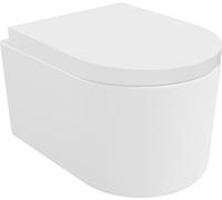 Mexen Sofia Cuvette de WC Rimless Tornado avec abaissement automatique, dur, plastique thermodurci, blanc brillant - 30540200T