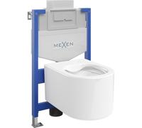 Mexen Sofia ensemble encastré WC cadre Fenix XS-U avec cuvette WC, blanc brillant - 6853354XX00 13040 5907709163706