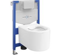 Mexen Sofia Fenix XS-F Ensemble WC encastré avec cuvette WC Blanc brillant