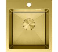 Mexen Solix évier en acier inoxydable 1 bac 400 x 450 mm, doré HC - 6401401000-55HC 78905 5905315981455